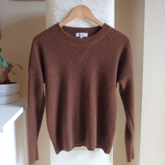 madewell cashmere sweatshirt